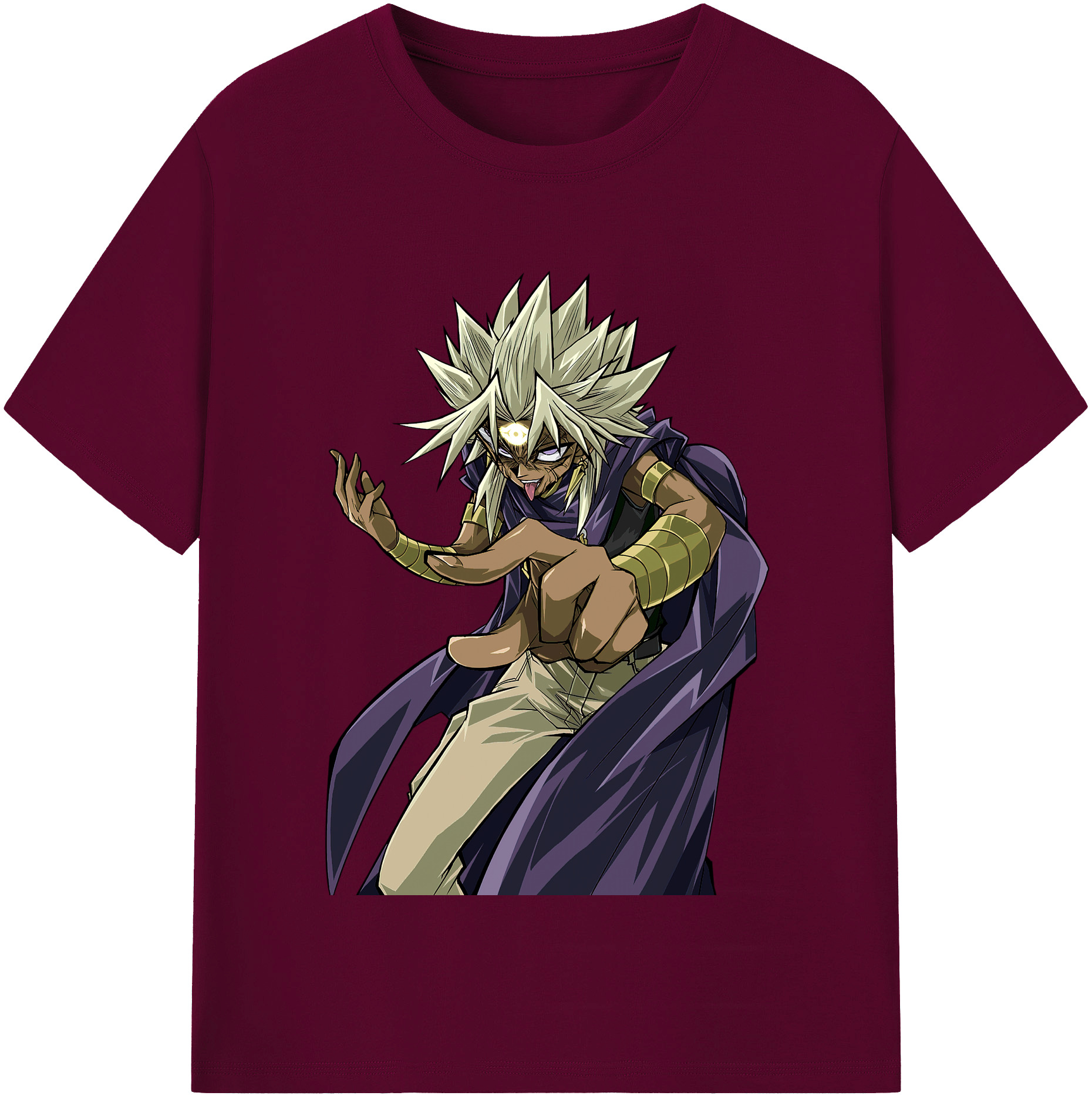 （画像用） 遊☆戯☆王 Yu-Gi-Oh! レディースカジュアルプリントTシャツ（綿100％）